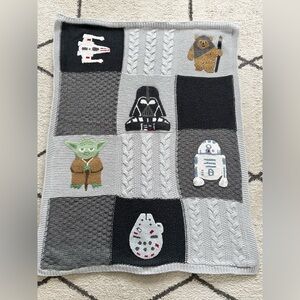 Pottery Barn Kids Star Wars Patchwork Baby Blanket